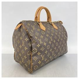 Louis Vuitton-Bolsa Louis Vuitton Monogram Speedy 35-Marrom