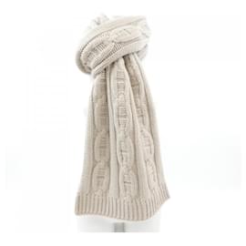 Hermès-Hermes Cashmere Shawl-Beige