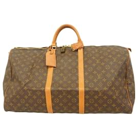 Louis Vuitton-Bolsa Boston Keepall 60 Monograma Louis Vuitton-Marrom