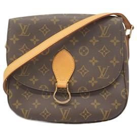 Louis Vuitton-Bolsa de Ombro Saint-Clair GM Monograma Louis Vuitton-Marrom