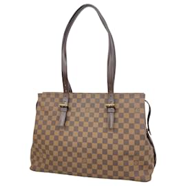 Louis Vuitton-Bolsa de Ombro Chelsea Damier Louis Vuitton-Damier ebene