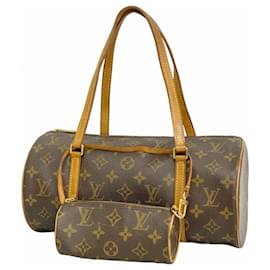 Louis Vuitton-Bolsa Louis Vuitton Monogram Papillon 30-Marrom