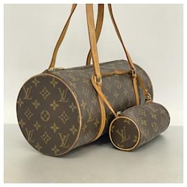 Louis Vuitton-Bolsa Louis Vuitton Monogram Papillon 30-Marrom