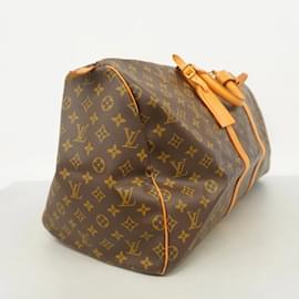 Louis Vuitton-Bolsa Boston Keepall 55 Monograma Louis Vuitton-Marrom