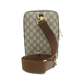 Gucci-Gucci 696016 92THG Shoulder Bag-Brown,Beige