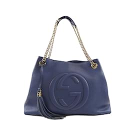 Gucci-Gucci 536196 A7M0G Shoulder Bag-Dark blue