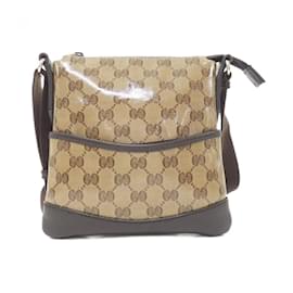 Gucci-Gucci GG Crystal Shoulder Bag-Brown,Beige