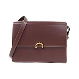 Cartier-Cartier Bordeaux Shoulder Bag-Dark red