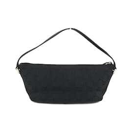 Gucci-Gucci GG Canvas Shoulder Bag-Black