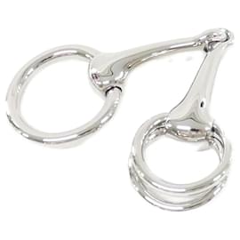 Hermès-Hermes Moles 2 Scarf Ring-Silvery
