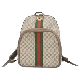 Gucci-Gucci Ophidia Brown Backpack-Brown
