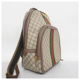 Gucci-Gucci Ophidia Brown Backpack-Brown