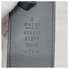 Gucci-Gucci GG Marmont Leather Belt-Black