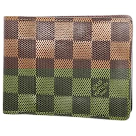 Louis Vuitton-Louis Vuitton Billfold Damier Portefeuille Multiple N60895 Ebene-Damier ebene