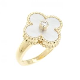Van Cleef & Arpels-Van Cleef & Arpels Vintage Alhambra Ring-Golden