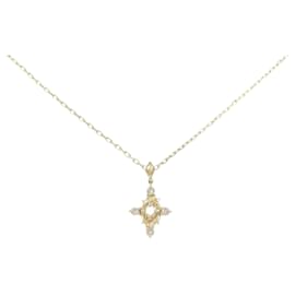 Autre Marque-Agete Agate Diamond Necklace-Golden