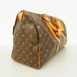 Louis Vuitton-Bolsa Boston Keepall 45 Monograma Louis Vuitton-Marrom