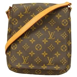 Louis Vuitton-Bolsa de Ombro Musette Salsa Monograma Louis Vuitton-Marrom
