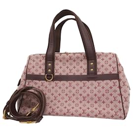 Louis Vuitton-Bolsa Louis Vuitton Monogram Mini Josephine GM-Fuschia