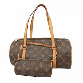 Louis Vuitton-Bolsa Louis Vuitton Monogram Papillon 30-Marrom