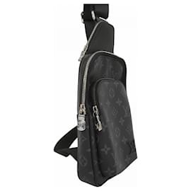 Louis Vuitton-Louis Vuitton Monogram Eclipse Avenue Sling PM-Brown,Black