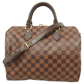 Louis Vuitton-Bolsa Louis Vuitton Damier Speedy Bandoulière 30-Damier ebene