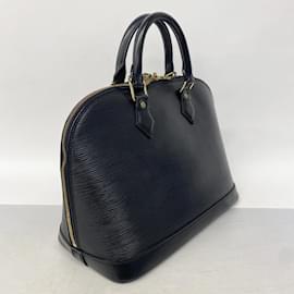 Louis Vuitton-Bolsa de mão Epi Alma Louis Vuitton em Noir-Preto
