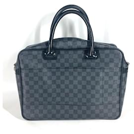 Louis Vuitton-Louis Vuitton Damier Graphite Icart Tote Bag-Black