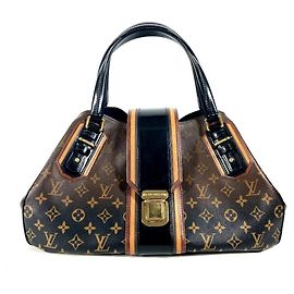 Bolsa Grit Monogram Mirage Louis Vuitton Marrom Preto