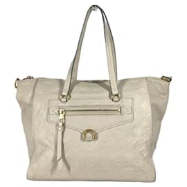 Louis Vuitton-Louis Vuitton Monogram Empreinte Lumineuse PM Tote Bag-White