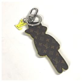 Louis Vuitton-Louis Vuitton Monogram Porte Cle Scarecrow Bag Charm Keychain-Brown