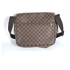 Louis Vuitton-Bolsa Messenger Mervil Damier Louis Vuitton-Marrom,Damier ebene
