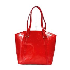Sac à bandoulière Louis Vuitton Monogram Vernis Avalon MM Rouge
