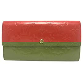Louis Vuitton-Louis Vuitton Portefeuille Sarah Long Wallet-Orange