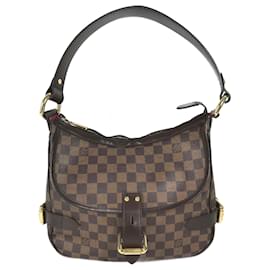 Louis Vuitton-Bolsa de Ombro Damier Highbury da Louis Vuitton-Marrom,Damier ebene