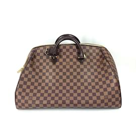 Louis Vuitton-Bolsa Boston em lona Damier Louis Vuitton-Marrom,Damier ebene