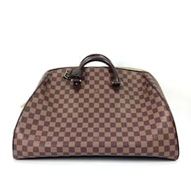 Louis Vuitton-Bolsa Boston em lona Damier Louis Vuitton-Marrom,Damier ebene