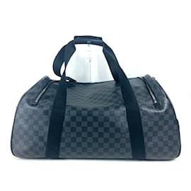 Louis Vuitton-Bolsa Boston Damier Graphite Louis Vuitton-Preto