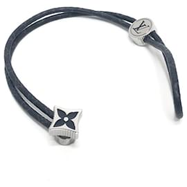 Louis Vuitton-Louis Vuitton M8111 Catch It Bracelet-Black,Silvery