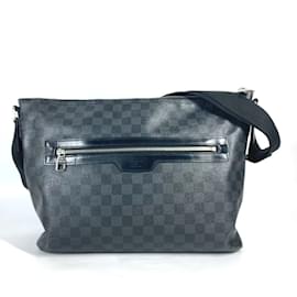 Louis Vuitton-Bolsa transversal Mick MM Damier Graphite da Louis Vuitton-Preto