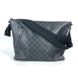 Louis Vuitton-Bolsa transversal Mick MM Damier Graphite da Louis Vuitton-Preto