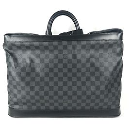 Borsa da viaggio Louis Vuitton Damier Graphite Grimo Nero