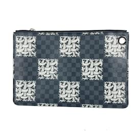 Louis Vuitton-Louis Vuitton Damier Graphite Pochette Jour PM-Black