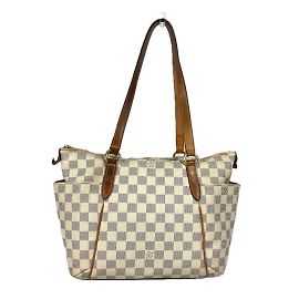 Louis Vuitton Damier Azur Totally PM Tote Bag White