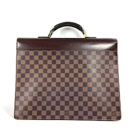 Louis Vuitton-Pasta Louis Vuitton Damier Altona PM-Marrom,Damier ebene