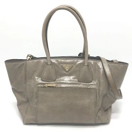 Sac Logo Prada BN2626 Marron