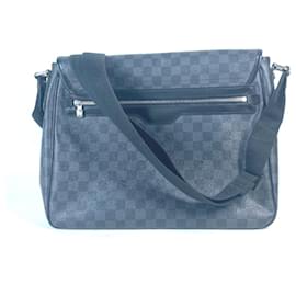 Louis Vuitton-Bolsa de aba Daniel GM Damier Graphite Louis Vuitton-Preto