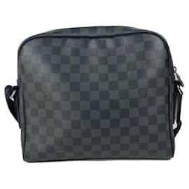 Louis Vuitton-Louis Vuitton Damier Graphite Dayton PM Bag-Black