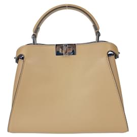 Fendi-Sac à main Fendi Peekaboo Essentiel-Marron,Violet