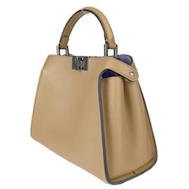 Fendi-Sac à main Fendi Peekaboo Essentiel-Marron,Violet
